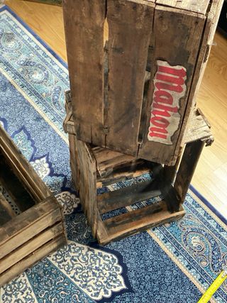 Caja Mahou Madera Vintage Rústica