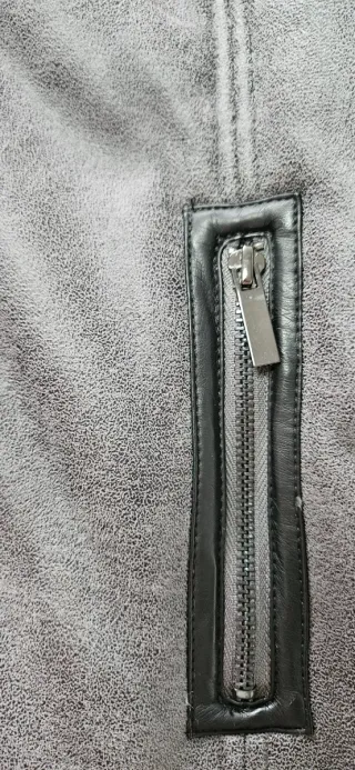 Cazadora aviador Fórmula Joven borrego gris