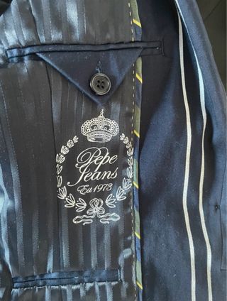 Americana Pepe Jeans XS · Rayas · Estilo blazer