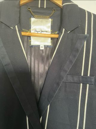 Americana Pepe Jeans XS · Rayas · Estilo blazer