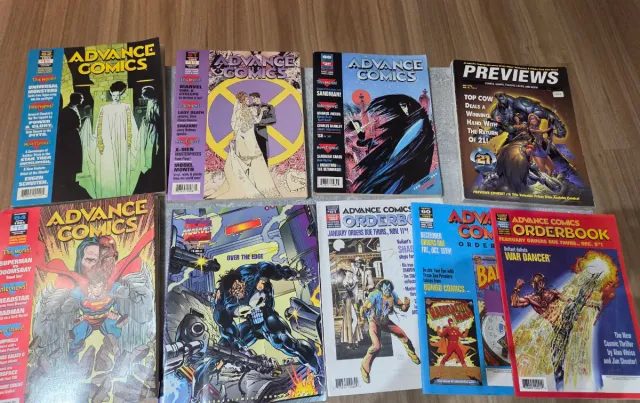 Colección Cómics Advance Comics y Marvel 1995