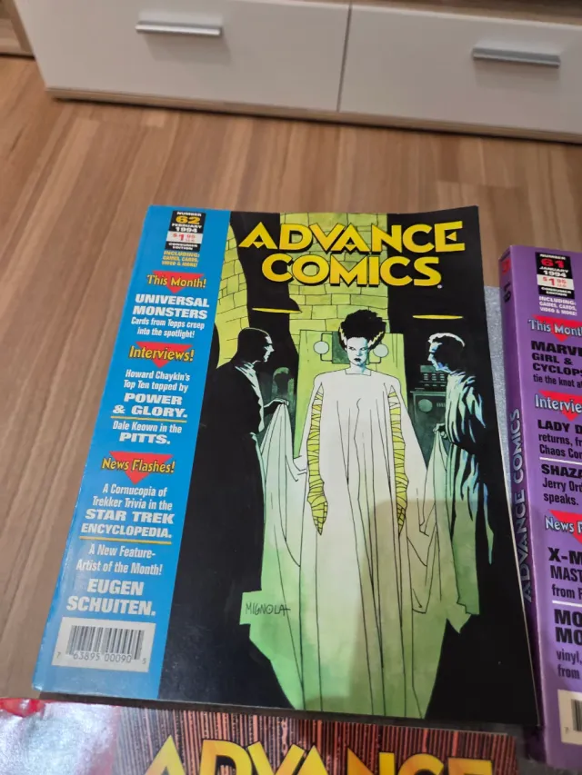 Colección Cómics Advance Comics y Marvel 1995