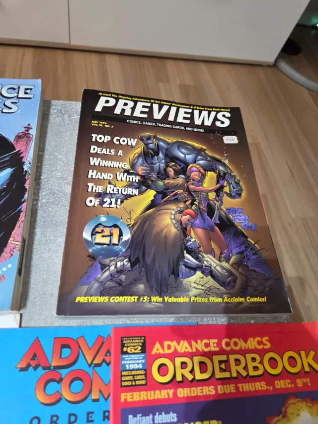 Colección Cómics Advance Comics y Marvel 1995