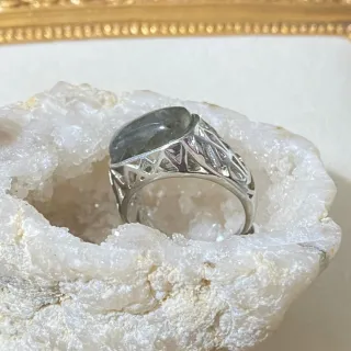 Anillo de Labradorita natural (unisexo)