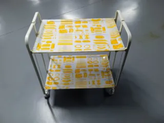 Camerera plegable 2 estantes