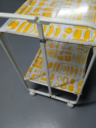 Camerera plegable 2 estantes