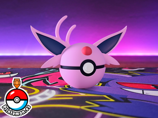 Pokéball Espeon #0196 - Figura PLA 3D Impresa