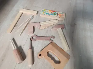 Juego de herramientas de madera