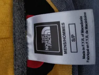 Sudadera The North Face Gris Interior Amarillo
