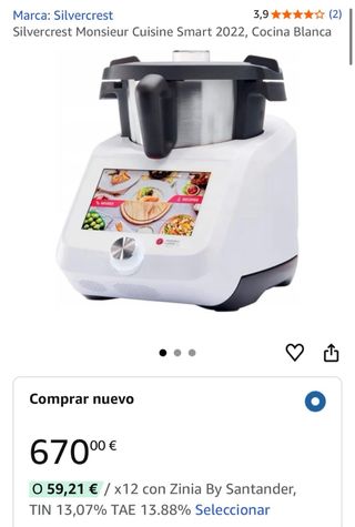 Robot Cocina Monsieur Cuisine Smart 2022