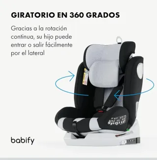 Silla Coche Isofix Giratoria 360° Bebé y niño