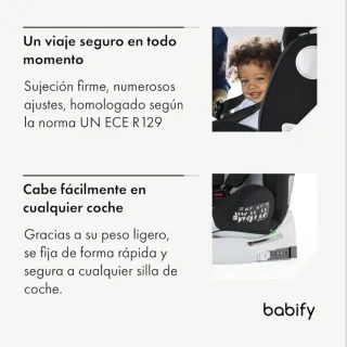 Silla Coche Isofix Giratoria 360° Bebé y niño