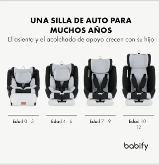 Silla Coche Isofix Giratoria 360° Bebé y niño