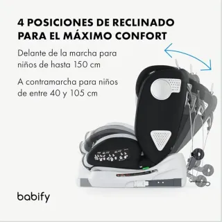 Silla Coche Isofix Giratoria 360° Bebé y niño