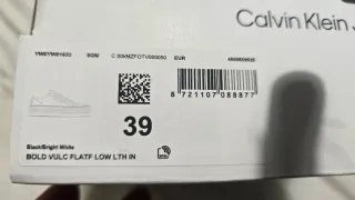 Zapatillas Calvin Klein Jeans Negras Nuevas