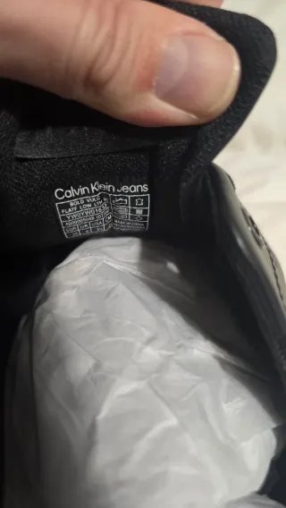 Zapatillas Calvin Klein Jeans Negras Nuevas