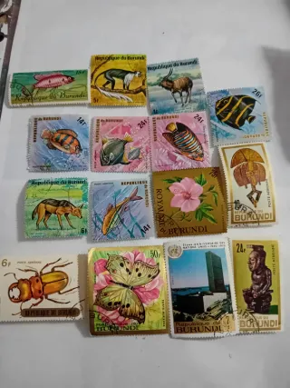 15 Sellos República de Burundi