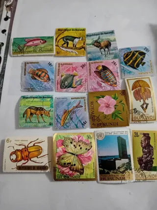 15 Sellos República de Burundi
