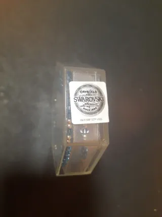 Pulsera Rosario Swarovski Azul y Plata