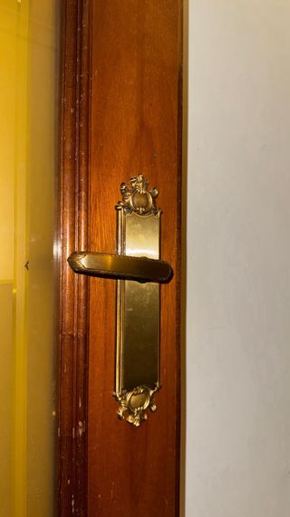 Pack 2 puertas de madera con cristal