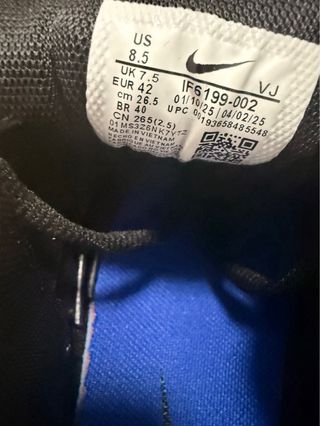 Zapatillas Nike P-6000 Negro y Azul