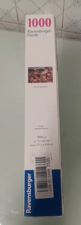 Puzzle 1000. Pinceladas Paris. Ravensburger. Nuevo