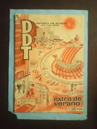 COMIC TEBEO DDT EXTRA DE VERANO 1965 BRUGUERA