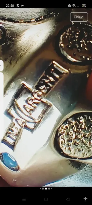 CLOWN Soprammobile laccato e placcato in argento