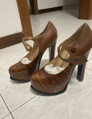 Scarpe tacco Cinti marroni