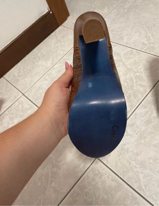 Scarpe tacco Cinti marroni