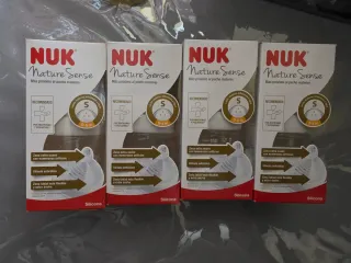 Biberones NUK Nature Sense S (0-6m)