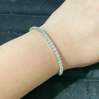 Pulsera Moissanita Natural