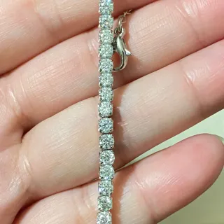 Pulsera Moissanita Natural