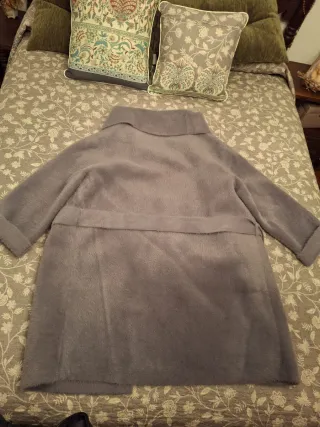 Abrigo Adolfo Dominguez Gris Mujer