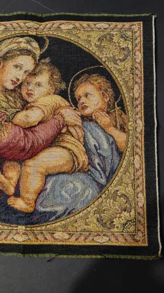 Arazzo Maternità con Bambino e Angelo