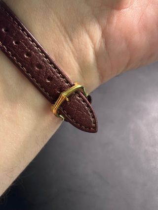 Reloj Cartier Cuero Dorado