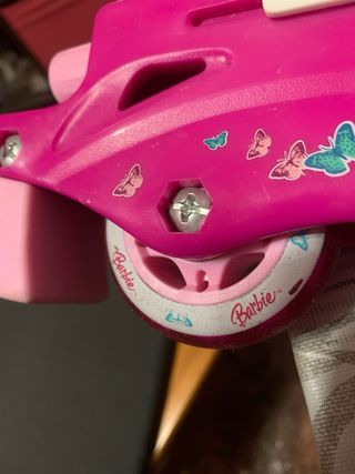 Patines Barbie Ajustables Talla 34-37