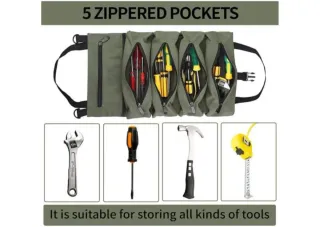 Bolso organizador de herramientas enrollable