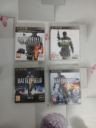 4 Juegos PS3: Battlefield y Call of Duty