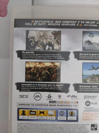 4 Juegos PS3: Battlefield y Call of Duty