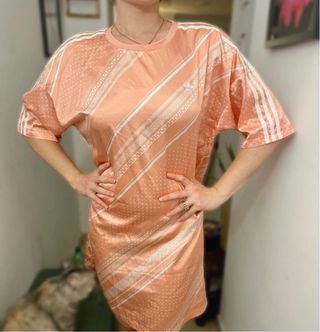 Vestido Adidas Naranja/Rosa