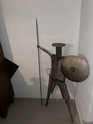 Escultura Don Quijote Metal 1,15m