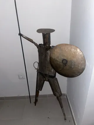 Escultura Don Quijote Metal 1,15m