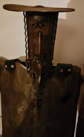 Escultura Don Quijote Metal 1,15m