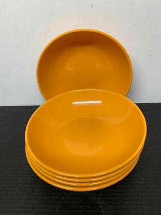 Set 5 ciotole arancioni in ceramica