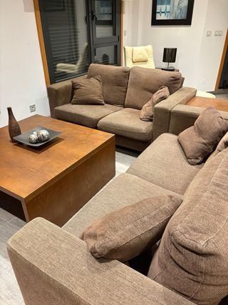 Sofás de 2 y 3 plazas en tela