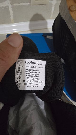 Zapatillas Columbia Facet Negras/Blancas