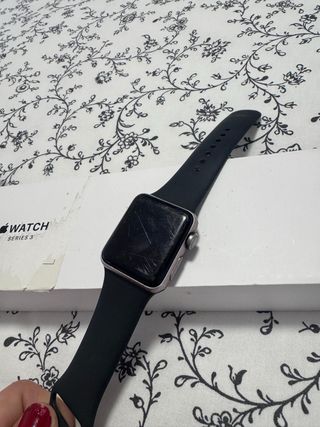Apple Watch Serie 3 38mm Negro/Plata