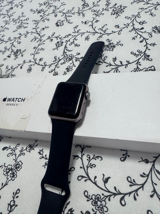 Apple Watch Serie 3 38mm Negro/Plata