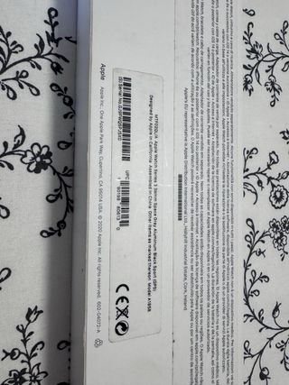 Apple Watch Serie 3 38mm Negro/Plata